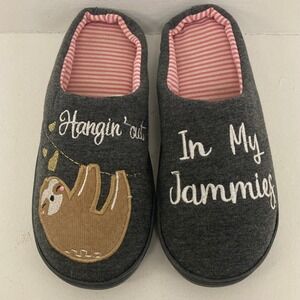 Sloth House Slippers Comfortable Cute fun Adorable Loungewear Relax Sleepwear